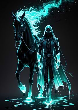 Ethereal Rider and Horse