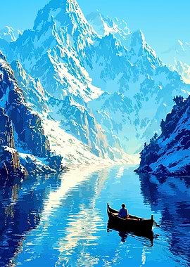 Mountain Lake Serenity