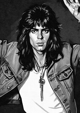 Black and White Portrait of a Man