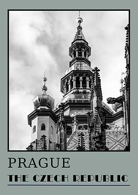 Prague, Czech Republic Photo Travel Poster
