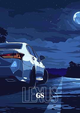 Lexus GS Night Drive