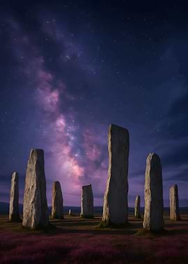 Callanish Stones under Milky Way