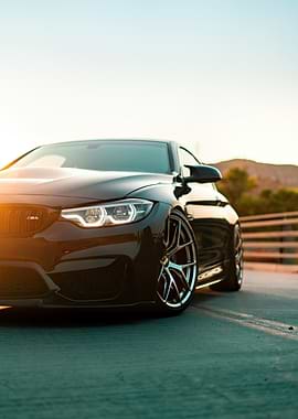 Sleek Black BMW M4