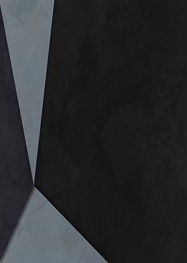 Abstract Geometric Dark Gray Art