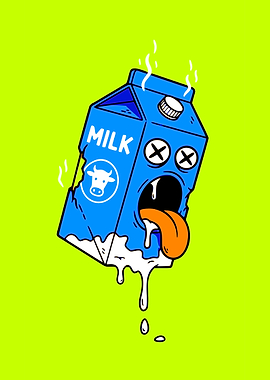 Spoiled Milk Cartoon
