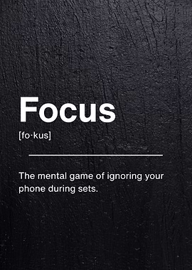 Focus Funny Definition