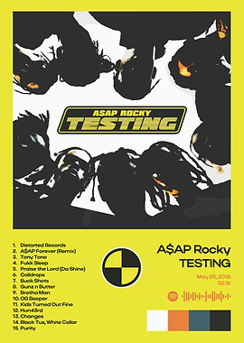 ASAP Rocky - Testing Album Cover