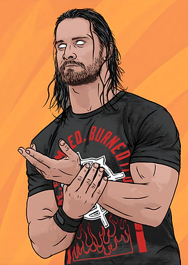Seth Rollins 'Burn It Down' Illustration