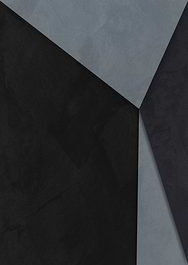 Abstract Geometric Black and Gray Design