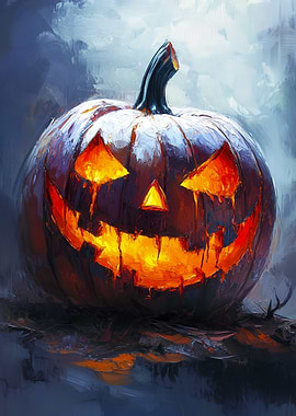 Halloween Pumpkin Painting