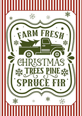 Farm Fresh Christmas Trees Pine Spruce Fir