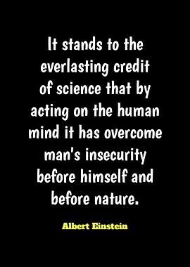 Albert Einstein Quote on Science