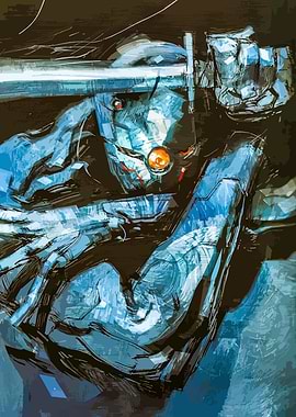 Cyborg Ninja Digital Art