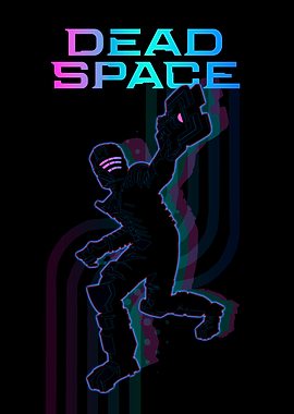 Dead Space Neon Silhouette