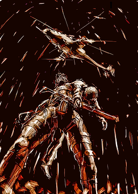 Soldier Carrying Comrade Under Attack