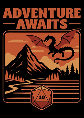 Adventure Awaits Dragon and D20