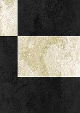 Abstract Black and Beige Geometric Design