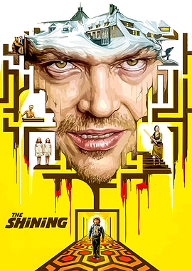 The Shining Movie Poster Art