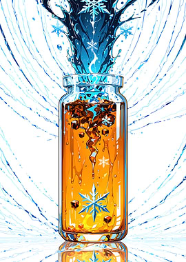 Winter Elixir in Glass Jar