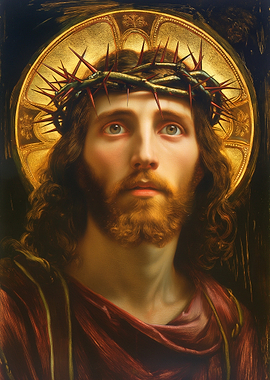 Jesus Christ with Crown of Thorns