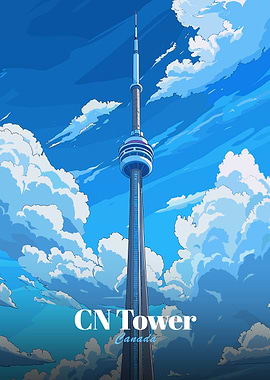 CN Tower Canada Digital Art