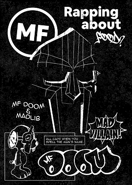 MF Doom and Madlib Black and White