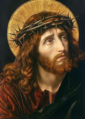 Jesus Christ with Crown of Thorns