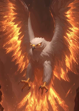 Fiery Eagle Animal