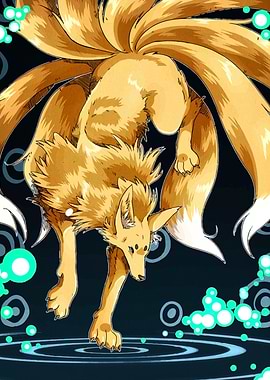 Nine-tailed Fox Digital Art