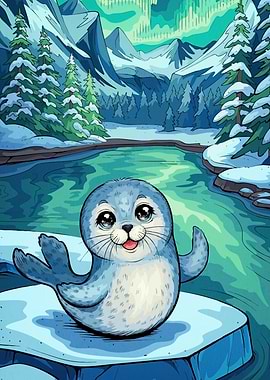 Seal Iceberg Landscape