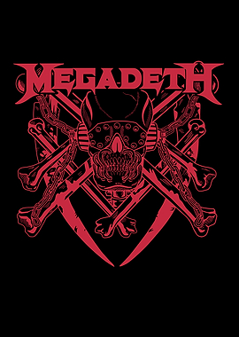 Megadeth Skull and Bones Logo