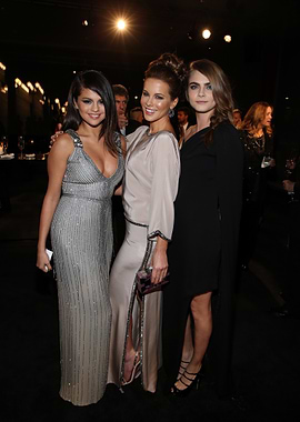 Selena Gomez, Kate Beckinsale, Cara Delevingne