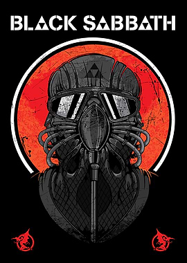 Black Sabbath Mask Art
