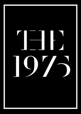 The 1975 band poster