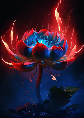 Electric Lotus Flower