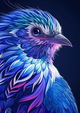 Colorful Bird Portrait