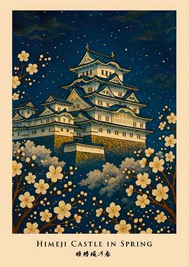 Himeji Castle in Spring