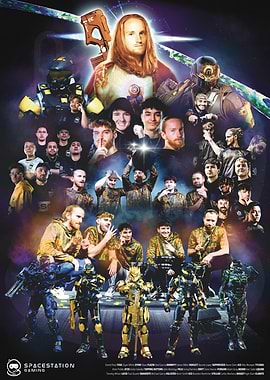 SpaceStation Gaming HCS Team Poster