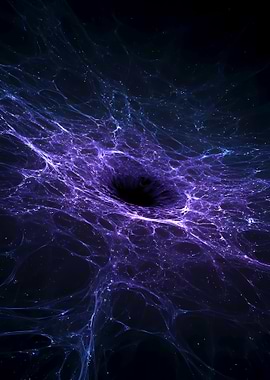 Abstract Black Hole in Space