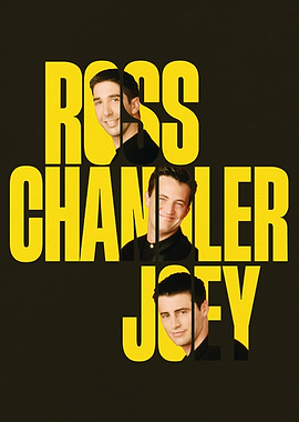 Friends: Iconic Male Trio