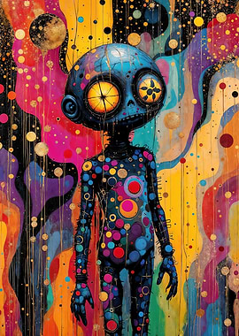 Colorful Figure Portrait