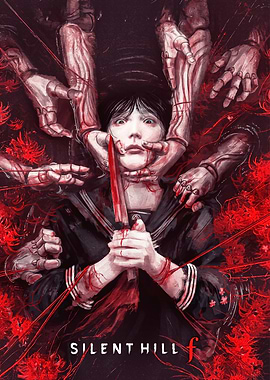 Silent Hill f - Dark Horror Art