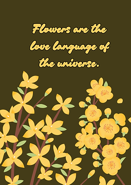 Flowers are the love language