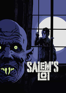 Salem's Lot Vampire Horror Illustration