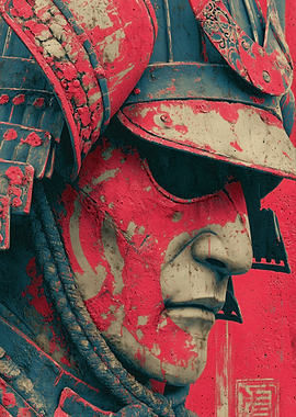 Samurai Warrior Close-Up