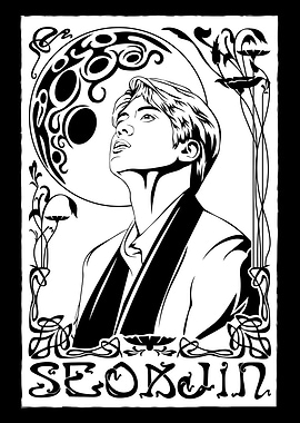 Seokjin Art Nouveau Portrait