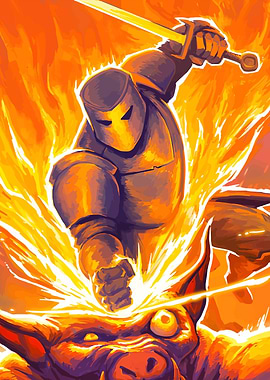 Knight vs. Pig Monster Megabond