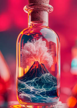 Volcano in a Bottle