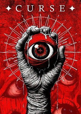 Curse: Hand Holding Eyeball