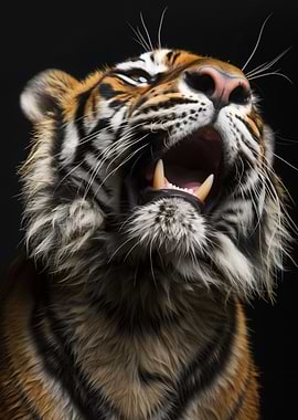 Roaring Tiger Close-Up